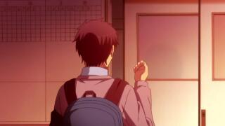 A dialogue in the hallway