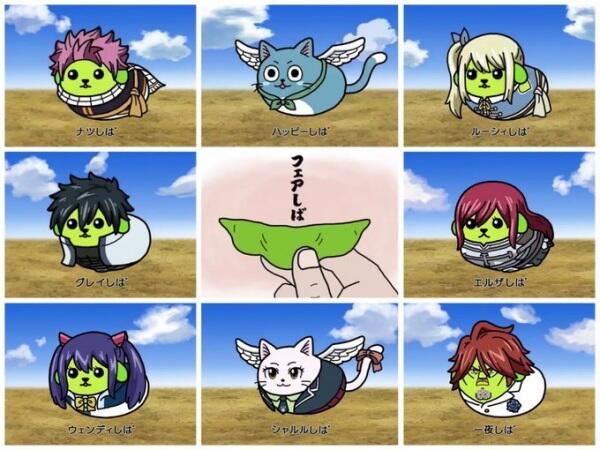 Fairy Tail x Mameshiba постер