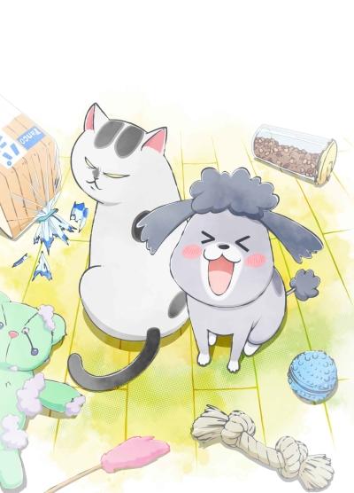 Inu to Neko Docchi mo Katteru to Mainichi Tanoshii постер