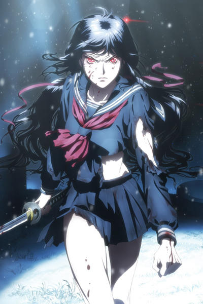 Gekijouban Blood-C: The Last Dark постер