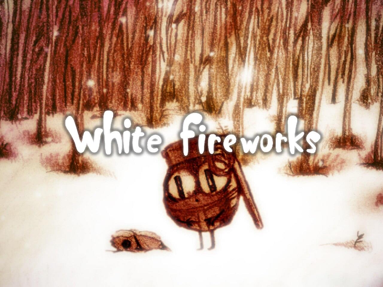 White Fireworks постер