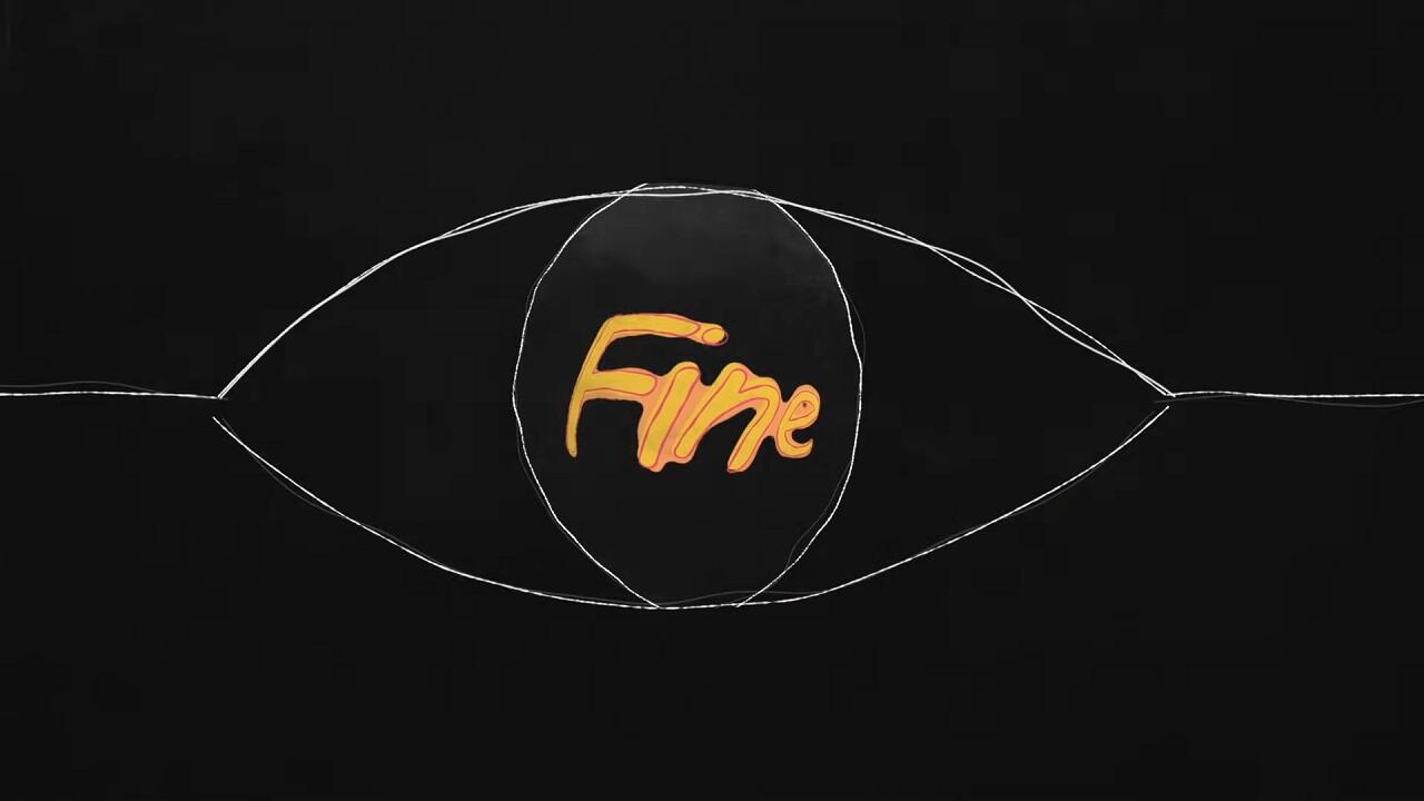 Fine постер