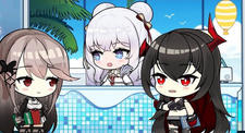 Azur Lane 4th Anniversary: A Day at the Port Ice Cream Shop постер