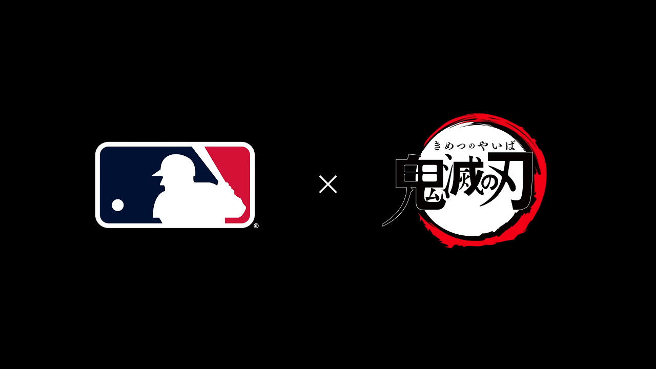 Kimetsu no Yaiba x MLB постер