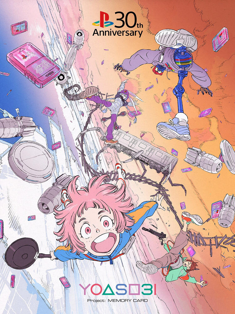 PlayStation x YOASOBI "Players" 30-shuunen Tokubetsu CM постер