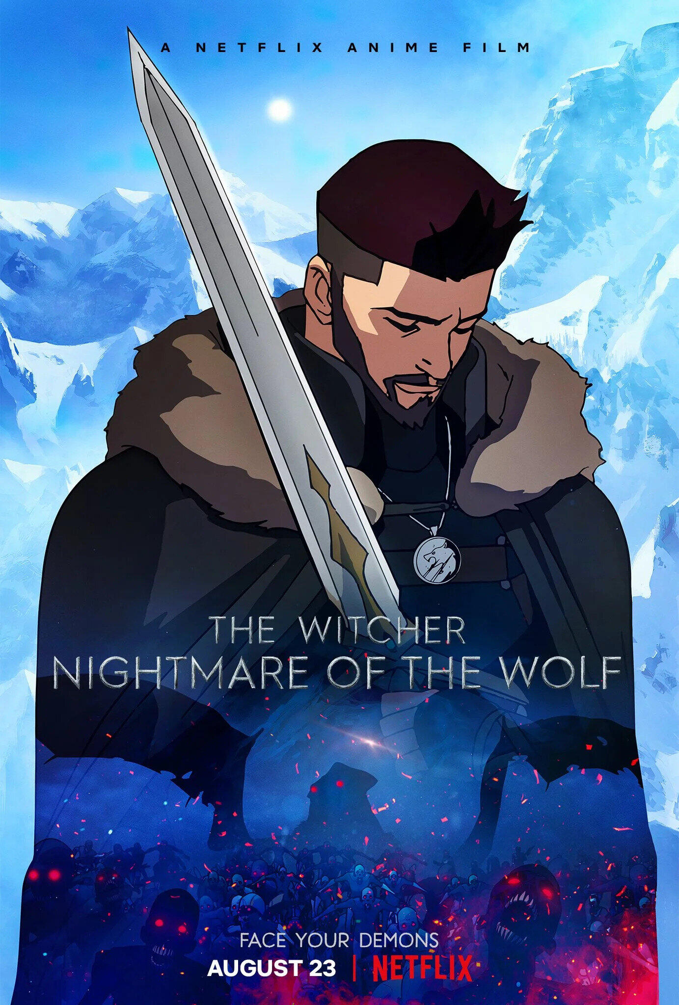 The Witcher: Nightmare of the Wolf постер
